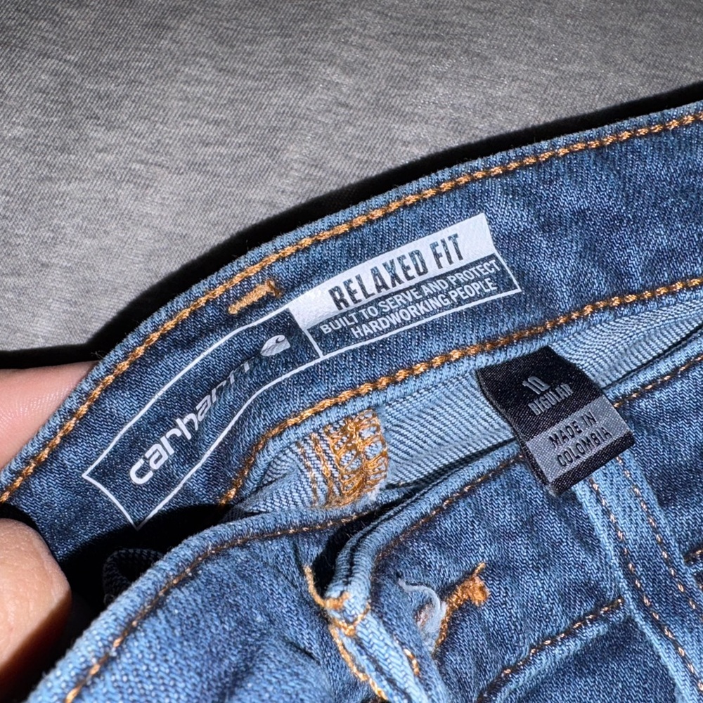 Carhartt Relaxed Fit Blue Jeans - Picture 2 of 2